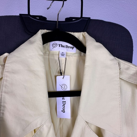 The Drop Women's Noa Trench Coat size 4X - Picture 4 of 8